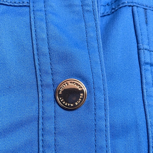 White House Black Market Vibrant Blue Jean Jacket - Picture 5 of 11